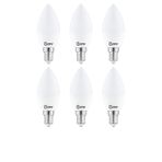 ZMR 120/B.65 6’lı 7W Buji LED Ampul 6500K Beyaz Işık E14 Duy Enerji Tasarruflu ve Uzun Ömürlü Aydınlatma