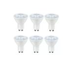 Zmr-121/B.30 6’Lı 7W Gu10 Led Çanak Ampul Seti 3000K Günışığı Mercekli 540Lm Yüksek Verimli Aydınlatma Vitrin