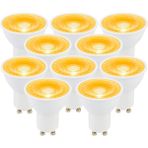 ZMR-121/B.AA 10’lu 7W GU10 LED Çanak Ampul Seti Amber Renk Mercekli 540LM Yüksek Verimli Aydınlatma - 1 - 10 W