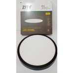ZMR Sıva Üstü Yuvarlak Led Panel 24w Siyah Kasa Günışığı