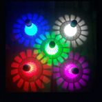 Zn LED Badminton Federball Dark Night Glow Birdies aydınlatma Dış mekan ve iç mekan spor aktiviteleri için φ6.5X8CM