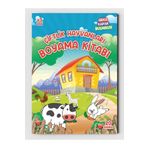 ZNC Çiftlik Hayvanları , Çocuklar Için Boyama Kitabı, (20 Tam Sayfa Resimli Boyama Kitabı) + Bulmacalı