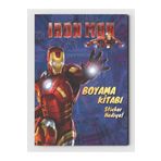 ZNC Iron Man Boyama Kitabı (20 Tam Sayfa), Arka Kapak Poster Hediyeli (+1 Sayfa Sticker)