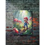 Znc Mario - Super Mario - Gaming Posterleri, Özel Tasarım Kağıt Poster, Duvar Sanatı