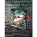Znc Snorlax - Pokemon - Anime & Manga Posterleri, Özel Tasarım Kağıt Poster