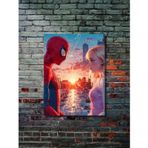 Znc Spiderman & Spider Gwen - Marvel - Film & Dizi Posterleri, Özel Tasarım Kağıt Poster, Duvar Sanatı