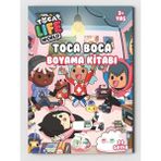 ZNC Toca Boca Çocuklar Için Boyama Kitabı (20 Tam Sayfa Resimli Boyama Kitabı)