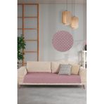 Znp Home Halfy | Koltuk Örtüsü 100X210 cm | Natural Pamuklu Koltuk Şalı | Çekyat Örtüsü - Kırmızı - 100 x 200 cm