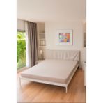 Znp Home Soft Lastikli Penye Çarşaf | Pamuklu Dört Mevsim Düz Renk Çarşaf - Bej - 160x200