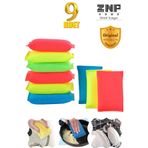 Znp Home Sponge Petek Dokulu Renkli 9'lu Bulaşık Süngeri