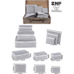 Znp Home Travel | Valiz Düzenleyici Set 6 Parça | Bavul Içi Organizer Gri - 3 Adet