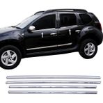 ZNZ Oto Aksesuar Dacia Duster Krom Cam Çıtası 4 Kapı P.çelik 2010-2017 Arası
