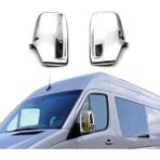 ZNZ Oto Aksesuar Mercedes Sprinter W906 Krom Ayna Kapağı 2 Prç. 2006-2018 Paslanmaz Çelik