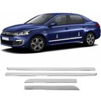 ZNZ Oto Aksesuar Peugeot 301 Krom Yan Kapı Çıtası 4 Kapı P.çelik 2012 Ve Üzeri