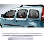ZNZ Oto Aksesuar Renault Kangoo Krom Cam Çıtası 4 Kapı Pçelik 2008 Ve Üzeri