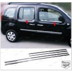 ZNZ Oto Aksesuar Renault Kangoo Krom Cam Çıtası 4 Prç. 2008 Üzeri P. Çelik
