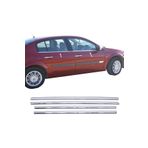 ZNZ OTO AKSESUAR Renault Megane 2 Sedan Krom Cam Çıtası 4 Kapı P.çelik 2002-2009 Arası