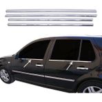ZNZ Oto Aksesuar Vw Golf 4 Krom Cam Çıtası 4 Prç. 1998-2004 P. Çelik