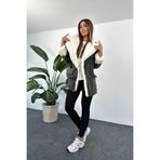 zoezoe Kadın Içi Full Kürk Denim Kadın Mont Siyah-Ekru Standart