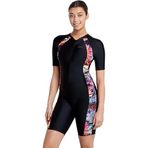 Zoggs Stellar Kneesuit Sleeve Print Kadın Mayosu, 38