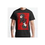 ZOKAWEAR Bol Kalıp Persona 5 Joker Card Tasarım Baskılı T-shirt