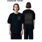ZOKAWEAR Metallica,-Black-Album,-Rock,-Metal Sırt Baskılı Oversize Tişört