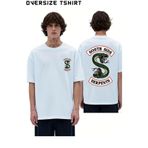 ZOKAWEAR South-Side-Serpents-Riverdale Sırt Baskılı Oversize Tişört