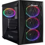 Zoko MELODY 4x12cm Auto Rainbow Fanlı Temper Cam Mesh Panel 600w Gaming Bilgisayar Kasası