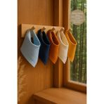 Zola Collection %100 pamuklu bebek mama önlüğü ağız bezi - Açık Hardal - 0 - 26 Ay