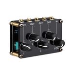 zolyet 1 giriş 4 çıkış Pasif M er Modülü Stereo 4 Kanal Pasif M er o M er 1 o Giriş 4 Çıkış Ultra Kompakt Düşük Gürültü Stüdyosu Konsol Sahne Küçük Kulüp veya Bar için 1-giriş-4-çıkış