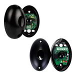 zolyet DC12V Fotoselli Işın Sensörü Otomatik Kapı Kapısı Garaj Panjur Kapı Pencere için Bariyer ü Hırsız Alarm Sistemi Kayar Kapı Açıcı Aksesuarı 24V 1 Çift (Verici ve Alıcı) Siyah