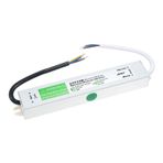 zolyet Güç Kaynağı Trafo Adaptörü, IP67 Denetleyici Anahtarı ile AC 90V-250V - DC 24V 24W Şerit Işık Kutusu için Sabit Gerilim Çıkışı Gümüş 24V 24W