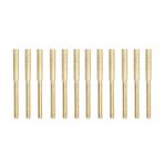 zolyet Kaplama Çapak Taşlama Ucu Seti Evrensel Donanım Döner Alet Aksesuarları Metal Taş Oyma DIY Taşlama Parlatma Gravür Altın 12 adet 4.0mm altın