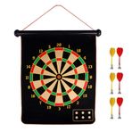 zolyet Yetişkinler için 6 parçalı Dartlı Dart Tahtası Dart d Oyun Seti Siyah