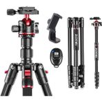 Zomei Q200 Profesyonel Tripod/monopod- Alüminyum Gövde Yapısı 200 cm Uzunluk (Ball Head) - Siyah
