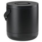 Zone Circular Çöp Kovası, Çap: 31,5 x 31 cm - 15 Litre, Siyah