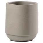 Zone Denmark Time diş fırçası kabı, banyo için diş fırçası tutucu, çap 8 cm, yükseklik 9,8 cm, beton