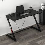 Zoned Metal Ayaklı Çalışma Masası-Siyah