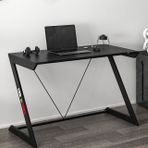 Zoned Metal Ayaklı Gaming Oyuncu Masası - Siyah