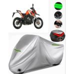 Zontes 155 U Arka Çanta Uyumlu Motosiklet Brandası Premium (Kilit Uyumlu)-Gri