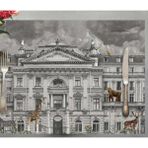 Zoo Design Kumaş Amerikan Servis 4'lü Set 35X50CM (Keten Kumaş Ulusl. Yıkama ve Solmama Sertifikası) - 35 x 50 cm - Çok Renkli