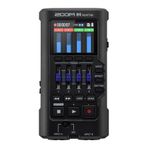 Zoom R4 MultiTrak 4 şeritli kayıt cihazı | 32 bit yüzen ses | 2 XLR/TS combo girişi | efektler | ritim bölümü | müzisyenler için mobil kompakt ses stüdyosu | şarkı yazarı ve ses yaratıcılığı | siyah