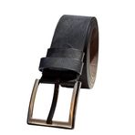 Zoom Retro ve Klasik Siyah Suni Deri Erkek Kemeri, Metal Retro Toka, Düz desenli Kemer