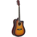 Zoppran ACZP150 Elektro Akustik Gitar - Sunburst