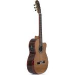Zoppran MAG500 Elektro Klasik Gitar - Kahverengi - MAG500EQ