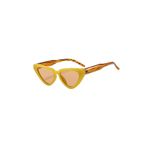 Zorath Sarı Vintage & Retro Unisex Kedi Güneş Gözlüğü