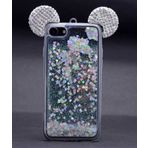 Zore 1060814 Apple Iphone 6 Micky Taşlı Sıvılı Silikon Kılıf