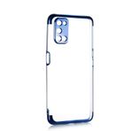 Zore 5F15-13716 Oppo A52 Dört Köşeli Lazer Silikon Cep Telefonu Kılıf