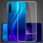 Zore 9990 Xiaomi Redmi Note 8 Süper Renksiz Silikon Cep Telefonu Kılıf
