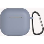 Zore Airpods 4 Uyumlu Tcmk Standart Silikon Kılıf-Lavendery Gray